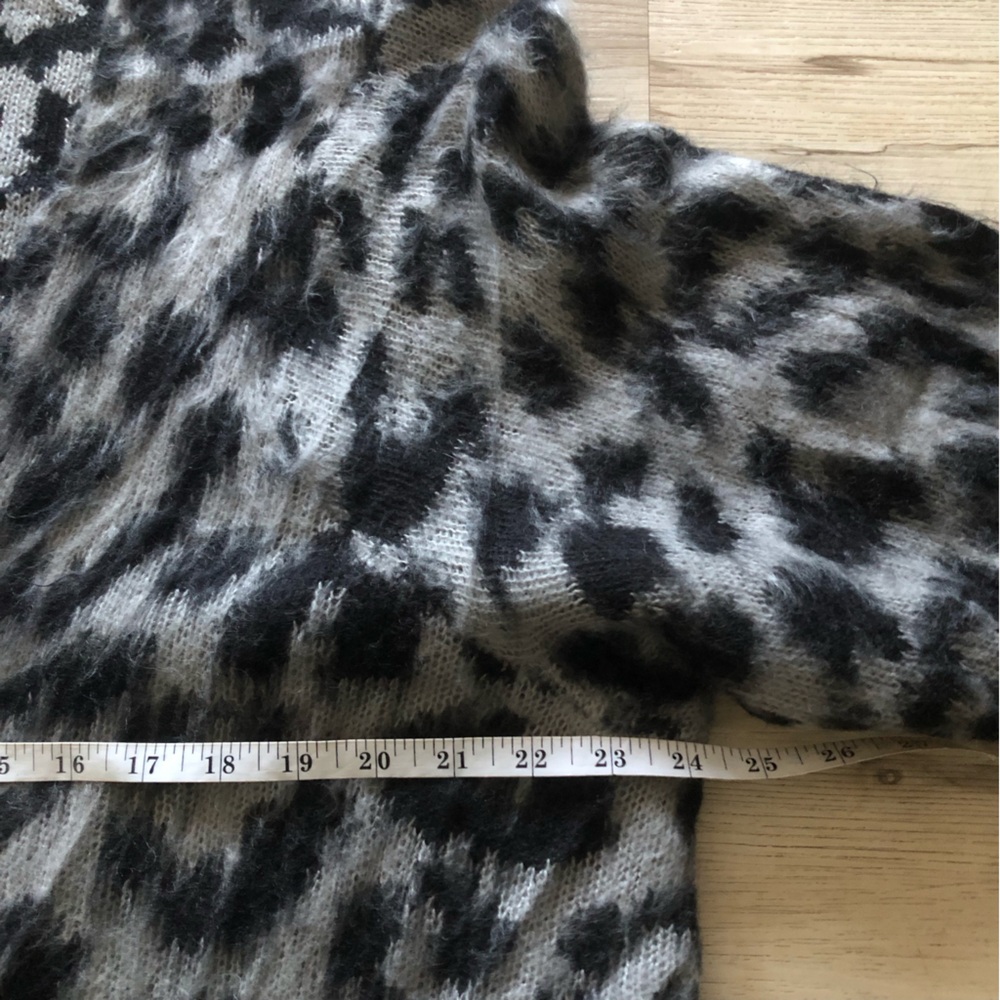 Torrid Black and Gray Animal Print Cardigan - Picture 8 of 8